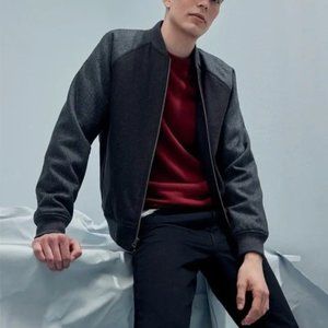 J.Crew Ludlow varsity jacket in Italian wool